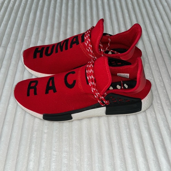 adidas | Shoes | Pharrell X Adidas Nmd Human Race Red Mens Size | Poshmark